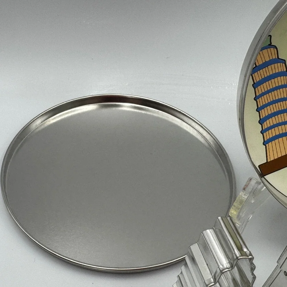 World Landmarks Cookie‎ Cutter Set Stainless Steel 6 Piece Storage Tin Travel